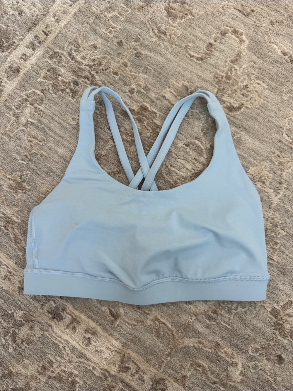 Lululemon Light Blue Energy Sports Bra